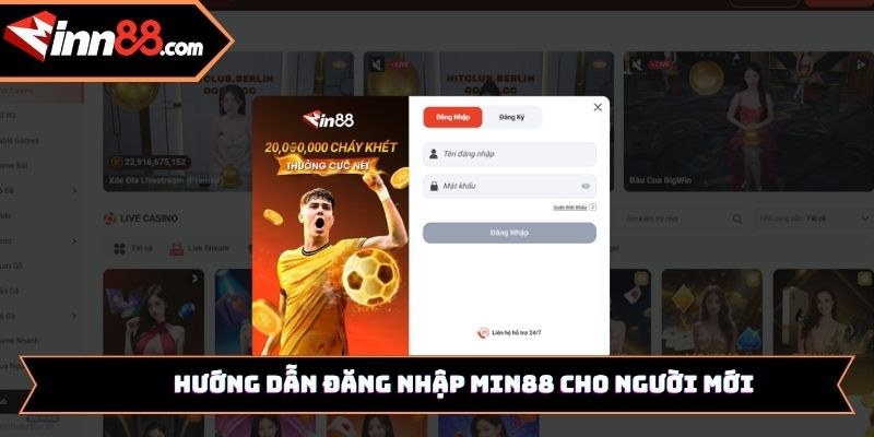 Hướng dẫn đăng nhập Min88 cho người mới